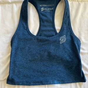 Beyond Yoga x Peloton Blue Racerback Sports Bra